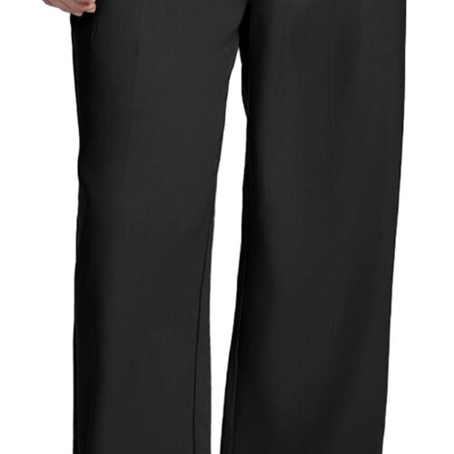 Men’s casual dress pants, pleated baggy wide leg, old money style, relaxed fit.