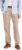 Men’s easy khaki pants, classic fit, pleated.