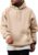 Casual Oversized Hooded Drawstring Cotton Hoodies Pullover Long Sleeve Shirts