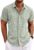 Linen Short Sleeve Button Down Shirt